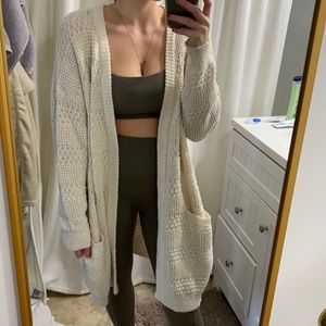 Cream Forever 21 Cardigan